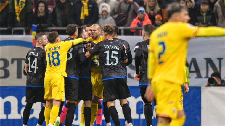Das Spiel Rumänien gegen Kosovo wurde vorzeitig beendet.