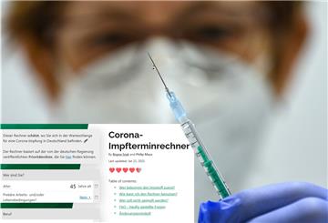 Das Startup Omnicalculator bietet einen Corona-Impfterminrechner.