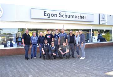 Team des Autohauses Schumacher