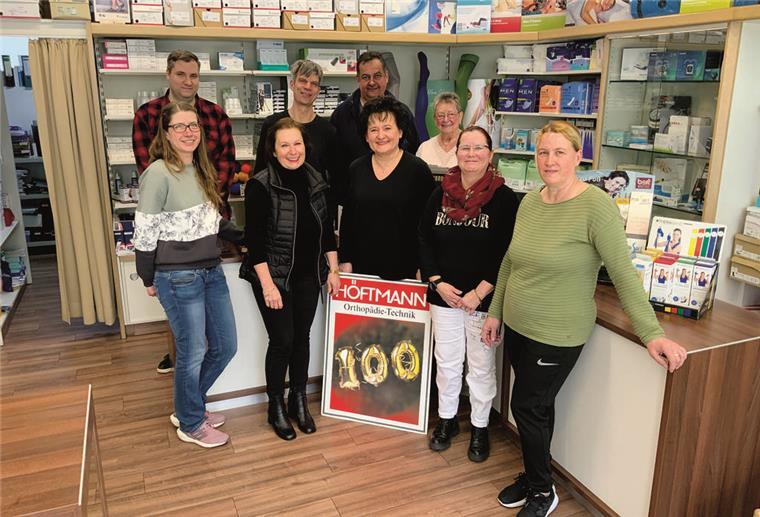 Sanitätshaus Höftmann: 100-jährige Erfolgsgeschichte Das Team von Höftmann