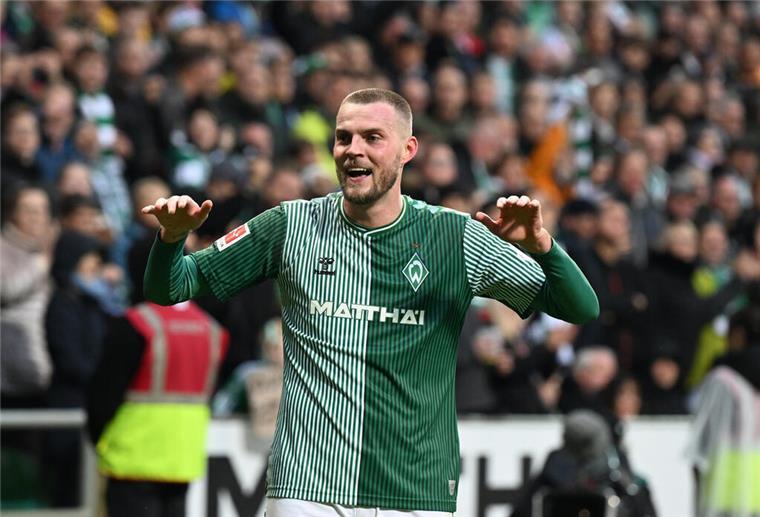 Spieltag in Bremen: SV Werder Bremen gegen Eintracht Frankfurt Das Team rund um Torschütze Marvin Ducksch hofft auf einen weiteren Sieg.