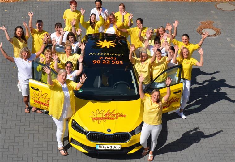 Pflegedienst Wintjen feiert sein 20-jähriges Bestehen. Team Wintjen