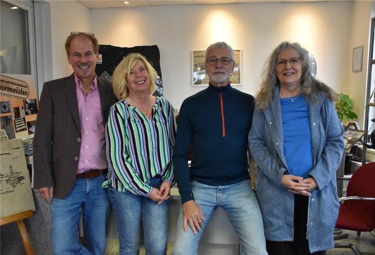 Das Team von Burmeister (von links): Manfred Burmeister, Heike Rupietta, Andreas Tielitz und Bettina Seemann.