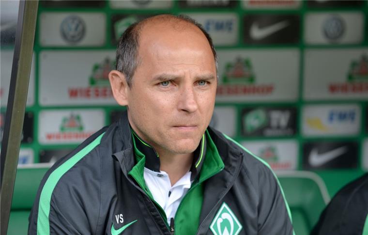 Das Team von Werder-Trainer Viktor Skripnik testet am 6. August gegen Lazio Rom.