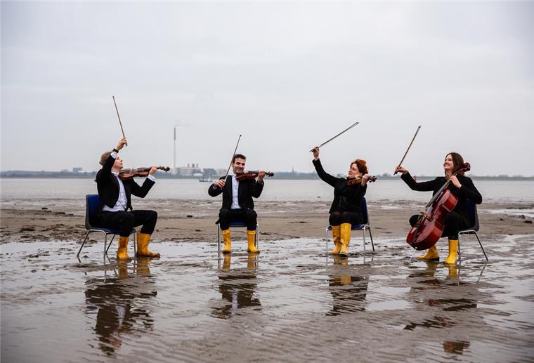 Bremerhavener Orchester zieht 2022/23 in die Natur Franz Berlin, Ángel Oter Astillero, Diana Veiser und Laura Barkauskaite
