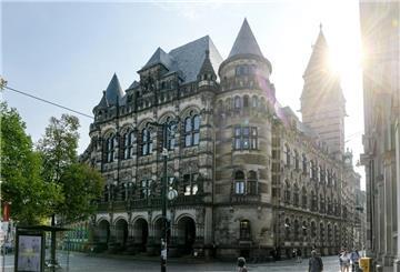 Blick auf das Gebäude des Bremer Landgerichts. 