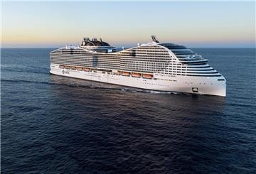 Das zweite Schiff der World-Klasse neben der MSC Europe (im Bild) wird die" MSC World America" sein, die sich im Bau befindet.