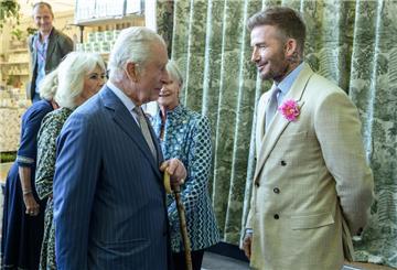David Beckham (r) ist großer Verehrer des britischen Königshauses. (Archivbild)