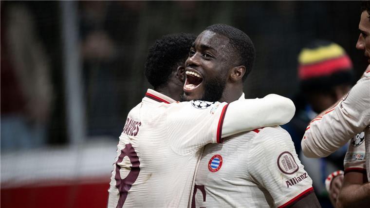 Starke Gegner im Viertelfinale Dayot Upamecano und seine Bayern zeigten im Achtelfinale gegen Leverkusen eine starke Leistung.