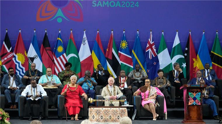 Charles warnt in Samoa vor Bedrohung durch den Klimawandel Dem Commonwealth gehören 56 Länder an.