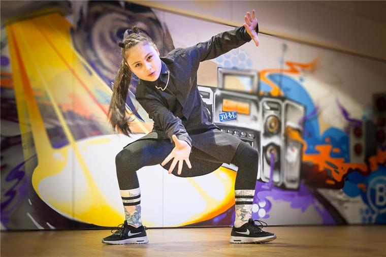 Hip-Hopper dominieren Deutschland Cup Denise Meyer gewann im Einzel, Duo und in der Gruppe. Foto Adebahr