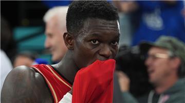 Dennis Schröder fehlt den deutschen Basketballern am Freitag gegen Slowenien.