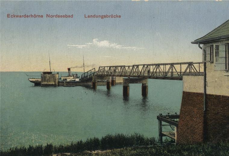 Butjadingen: Eckwarderhörne bekommt wieder einen Anleger Nordseebad Landungsbrücke
