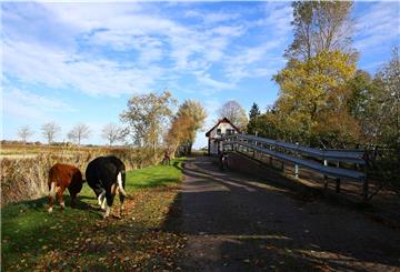 Der alte Bahnhof in Ruhwarden: Seine Viehwaage wird noch genutzt - und seit 50 Jahren von Gerold und Willfriede Bliefernich betrieben.