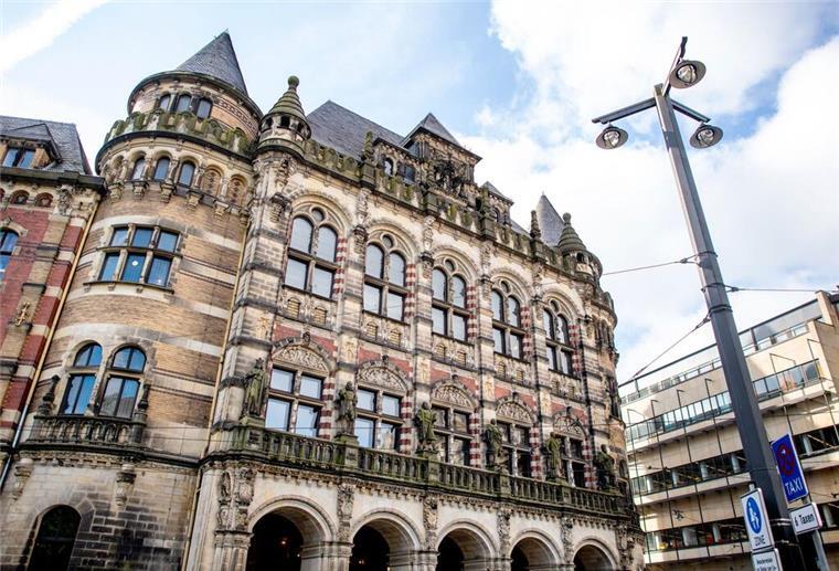 Das historische Gebäude des Bremer Landgerichts.