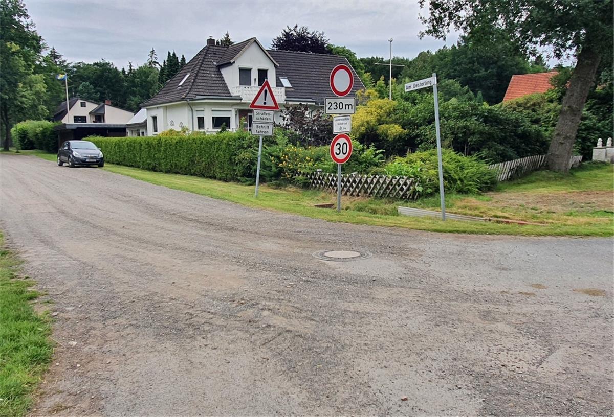 Geestenseth: Straßenausbau sorgt für Diskussionen Der Ausbau der Geestensether Straße Am Oesterling hat im Gemeinderat für Diskussionen gesorgt.