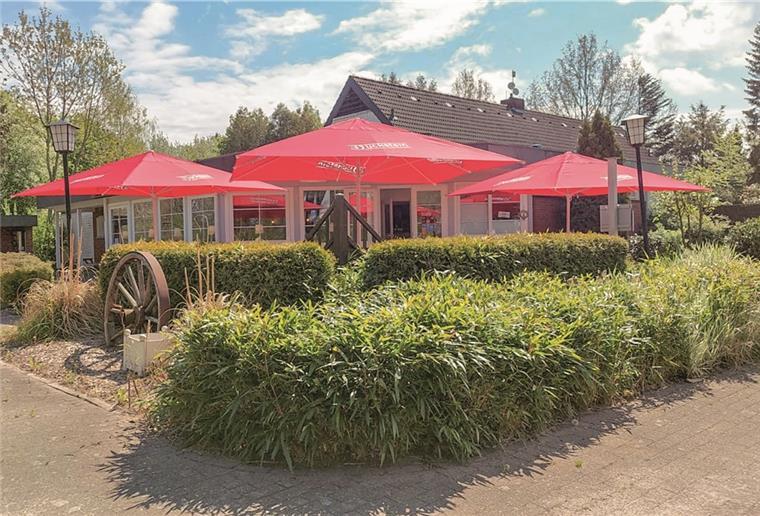 Das Landhaus in Bederkesa Der Außenbereich des Restaurants