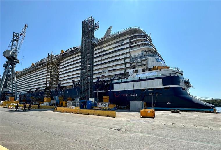 „Mein Schiff Relax“: TUI Cruises zeigt neue Bilder vom Mega-Kreuzfahrtschiff Der Bau der "Mein Schiff Relax" geht gut voran. 2025 soll sie zur ersten Kreuzfahrt starten.