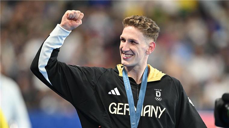 Der bisher größte Erfolg von Lukas Märtens ist der Olympiasieg in Paris.