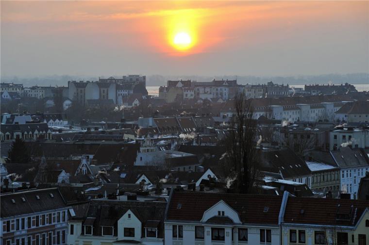 Der Blick von der Leher Pauluskirche ist traumhaft. 