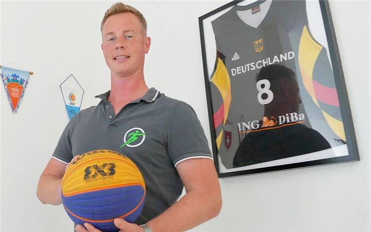 Der Bremerhavener Physiotherapeut Florian Raeke ist begeistert vom Basketball, insbesondere von der 3x3-Disziplin.