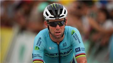 Der Brite Mark Cavendish kämpfte sich bei der Hitze durch.