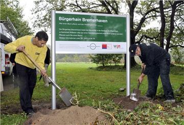 Der Bürgerhain ist 2010 eröffnet worden.