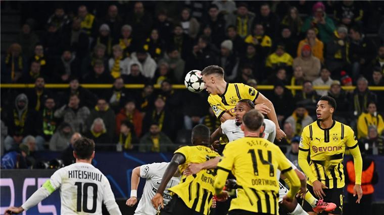 Joker Malen erlöst Dortmund: „Gehen glücklich nach Hause“ Der BVB hatte gegen Graz deutlich mehr Torschüsse als der Gegner.