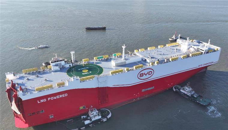 BYD macht Ernst: Dieser neue China-Fachter hat Platz für 9200 Autos Schiff