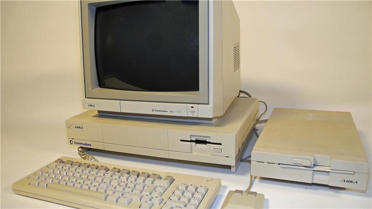 40 Jahre Commodore Amiga: Seiner Zeit weit voraus Der Commodore Amiga im Heinz Nixdorf MuseumsForum (HNF) in Paderborn.