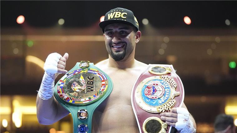 WM-Kampf in Deutschland? Kabayels Manager mag die Idee Der deutsche Boxer Agit Kabayel.