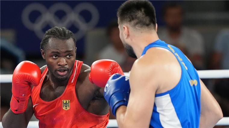 IOC-Spitze holt Boxen ins Olympia-Programm für 2028 Der Deutsche Nelvie Tiafack (l.) gewann bei Olympia in Paris Bronze.