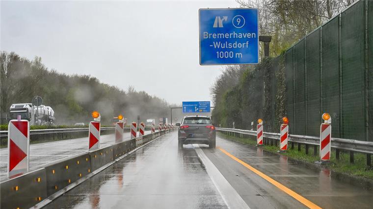 B71 wird unter der A27 bei Bremerhaven für drei Tage gesperrt Die A 27 an ader Abfahrt Bremerhaven-Wulsdorf.