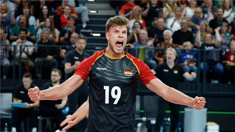 Revanche: Deutsche Volleyballer gewinnen knappes Testspiel Der Ex-Lüneburger Erik Röhrs war einer der besten deutschen Spieler.