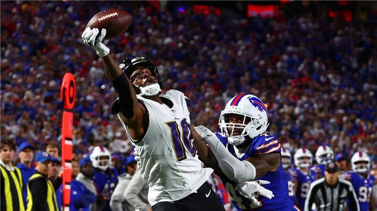 Der Fang mit einer Hand war der erste Touchdown für DeAndre Hopkins als Spieler der Baltimore Ravens. 