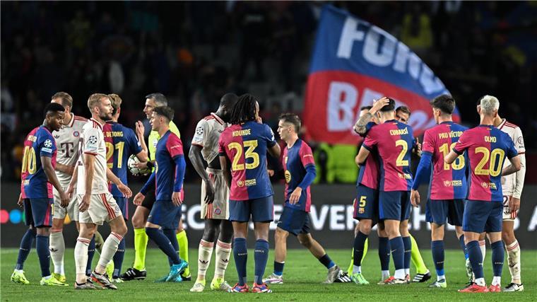„Ein Exorzismus“: Pressestimmen zur Bayern-Demontage Der FC Barcelona bejubelt den Sieg über den FC Bayern.