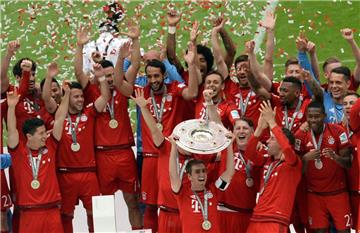 Der FC Bayern München könnte am Sonnabend seine 26. deutsche Meisterschaft perfekt machen. Foto:  Gebert/dpa 