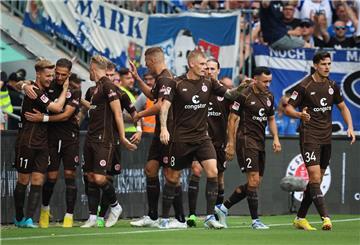 Die Spieler des Vereins FC St. Pauli