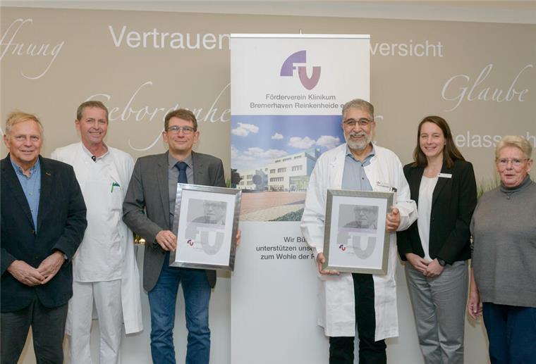Zwei Ärzte des Klinikums Reinkenheide für Verdienste ausgezeichnet Preisverleihung Oberbürgermeister-Bodo-Selge-Preis im Klinikum Bremerhaven-Reinkenheide