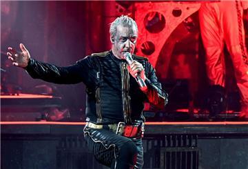Till Lindemann, Sänger der Band Rammstein