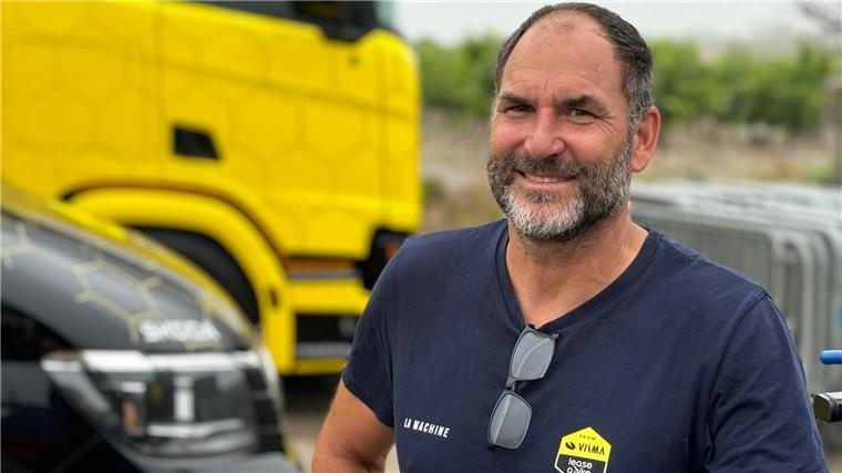 Der gebürtige Cottbuser Achim Schmiedel ist der Physiotherapeut von Rad-Star Jonas Vingegaard.