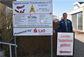 Der Geschäftsführer des SV Nordenham, Tammo Seltmann, und seine Mitarbeiter haben etliche neue Angebote im Programm.