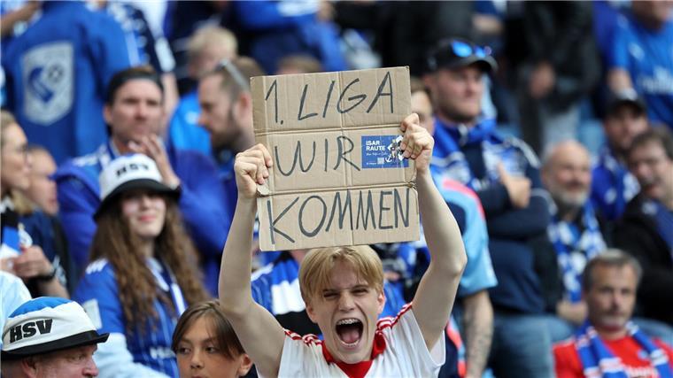 Endlich zurück Der Hamburger SV ist zurück in der 1. Bundesliga.