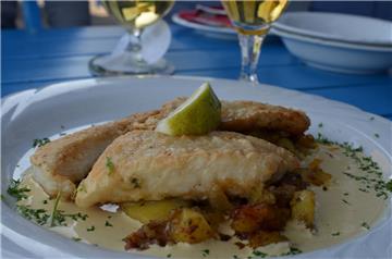 Der Helgoländer Pannfisch lohnt sich auch. Foto: Overschmidt