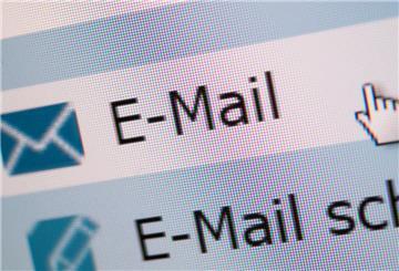 Der E-Mail-Button eines E-Mail-Programms