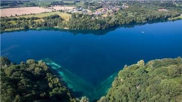 Der Kreidesee in Hemmoor.
