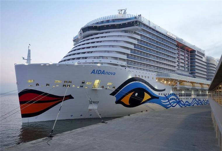 Wincent Weiss bei erster Winterkreuzfahrt der „AIDAnova“ dabei Das Kreuzfahrtschiff "AIDAnova"