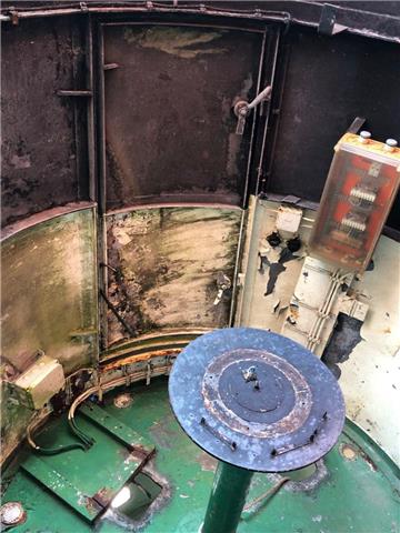 Der Leuchtturm von Andreas Wunderlich aus Nordholz von Innen. Foto: Wunderlich