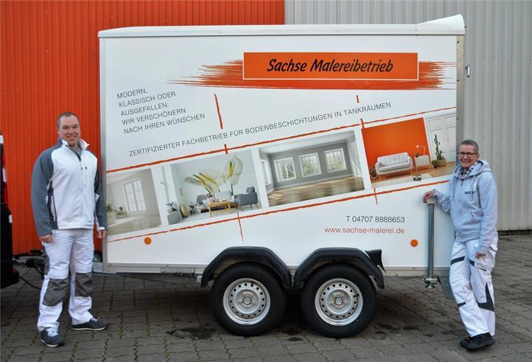 Malereibetrieb Sachse - Firmenchefin Kerstin Mangels übergibt an René Holle Malereibetrieb Sachse