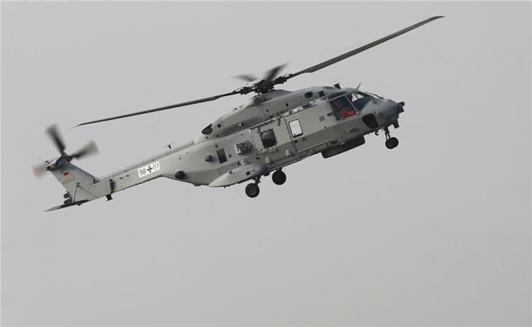 Marinefliegerstützpunkt Nordholz: Neue Halle für hochmoderne Hubschrauber Der Marinehubschrauber NH90 Sea Lion soll ab Mitte 2019 nach und nach in Nordholz stationiert werden und den Sea King ersetzen.
